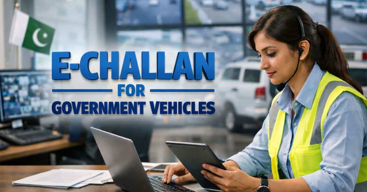 E-Challan for Government Vehicles