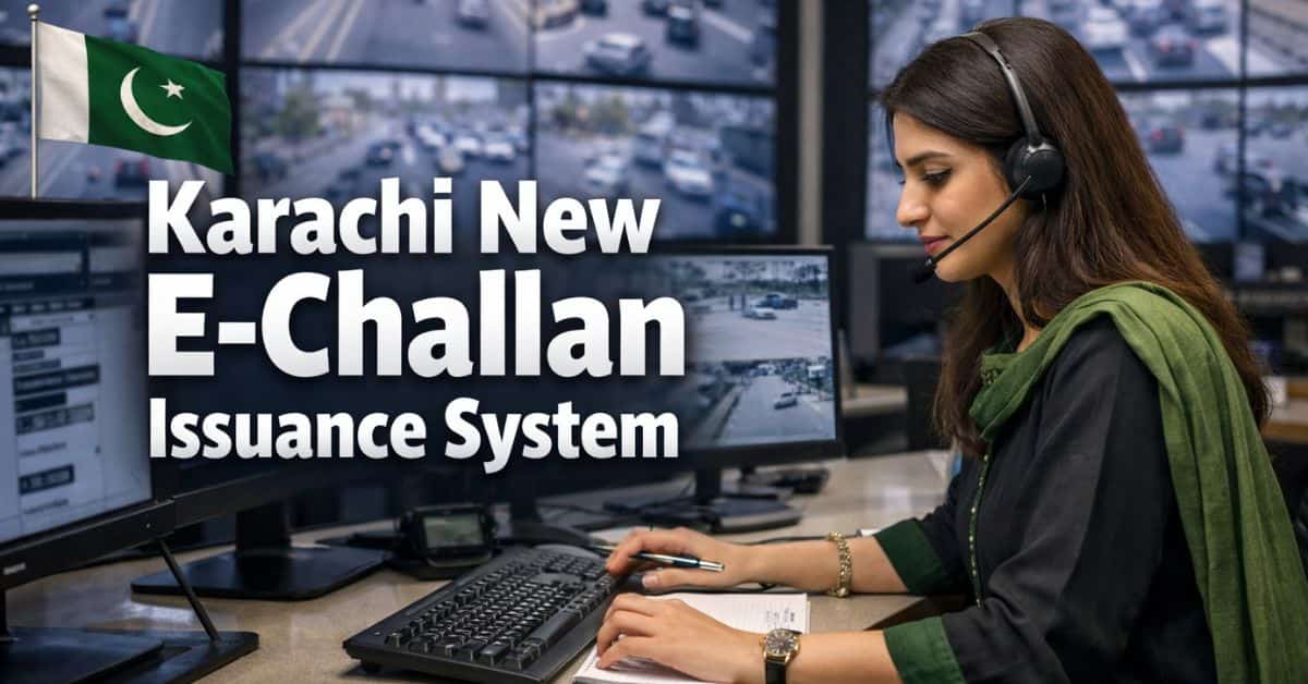 Karachi New E-Challan Issuance System