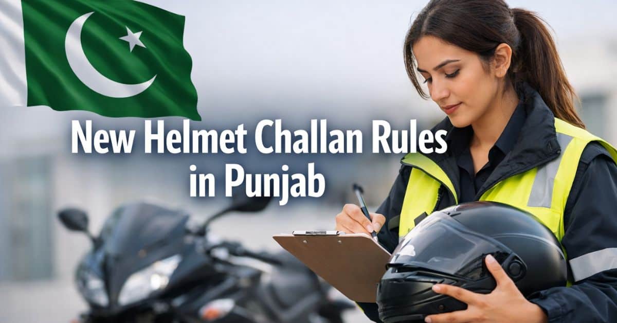 New Helmet Challan Rules in Punjab