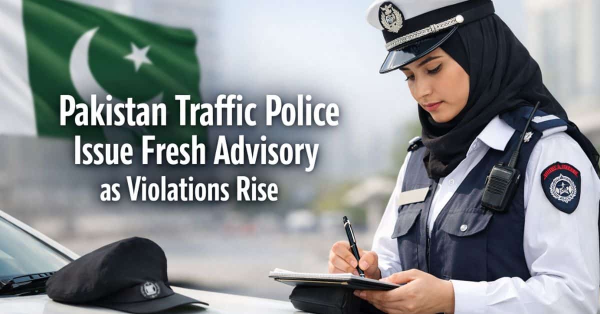 Pakistan Traffic Police Issue Fresh Advisory as Violations Rise