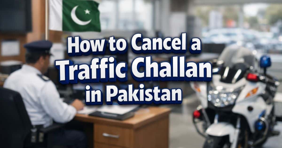 How to Cancel a Traffic Challan in Pakistan