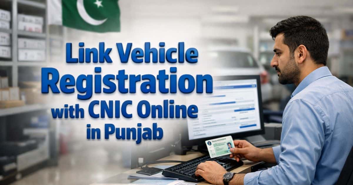 Link Vehicle Registration with CNIC Online in Punjab