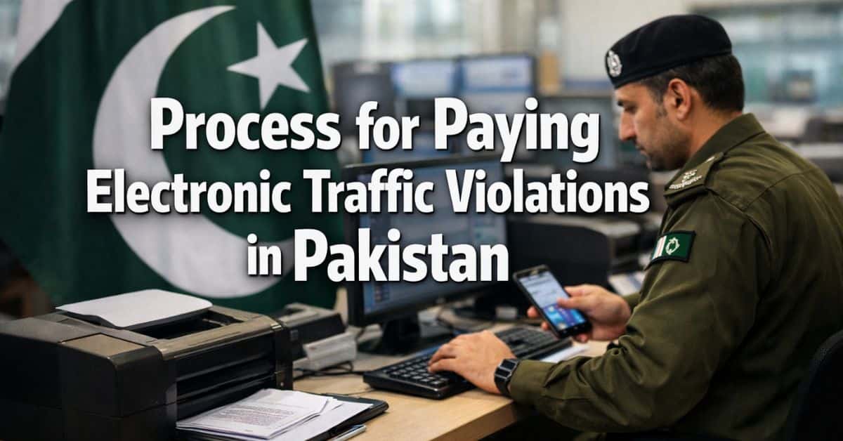 Process for Paying Electronic Traffic Violations in Pakistan