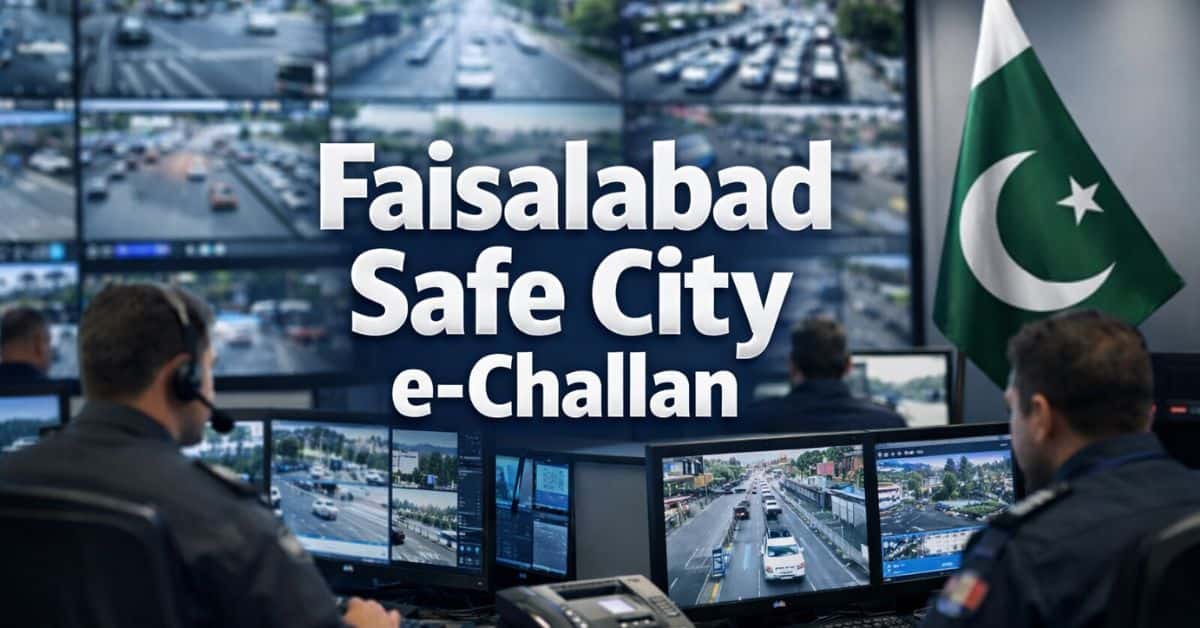 Faisalabad Safe City e-Challan